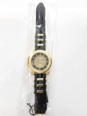 techno pave stainless steel back quartz watch water resistant