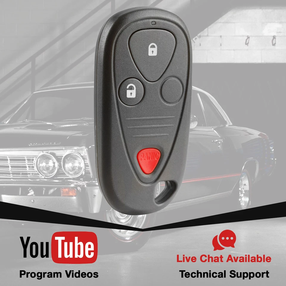 For 2001 2002 2003 2004 2005 2006 Acura MDX Keyless Entry Car Remote Key Fob - Image 3 of 4