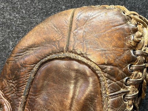 Vtg 30s 40s George Sisler Rawlings Baseball Glove 1st Baseman’s Mitt HOF Browns - Picture 9 of 19