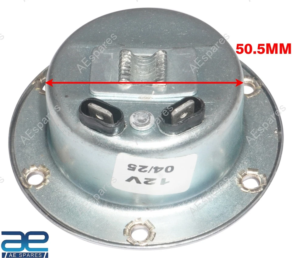 12 Volt AC Horn Chrome Plated For Vespa Sprint Primavera Scooter ECs - Изображение 3 из 4