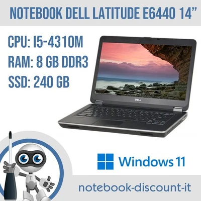 Dell Latitude E6440 · i5-4310M · 8GB · 240GB