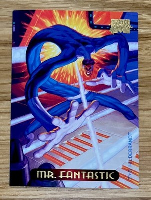 Spider-Man 1994 Fleer Marvel Masterpieces Karte #76 MR FANTASTIC - Fantastic 4