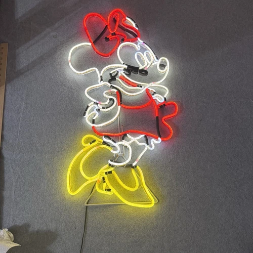 Disney GEMMY Minnie Mouse LED Magic Holiday Neon Sign Classic Vintage 0785237