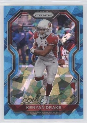 2020 Panini Prizm Blue Ice Prizm 52/99 Kenyan Drake #267 0bt4