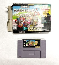 Super Mario Kart Super Nintendo Authentic Game w Original Box 1991 1992 SNS-006