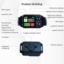 GPS-based containment system with wireless boundary and waterproof collar