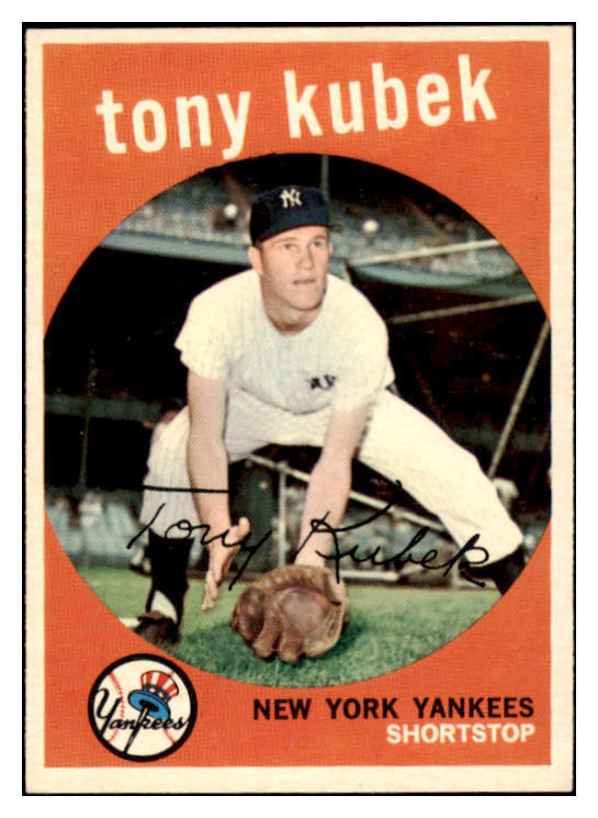 K-Rock'sです 1959 TOPPS #505 TONY KUBEK YANKEES NR-MT SET BREAK 525239