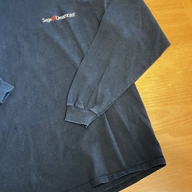 VTG 90s Sega Dreamcast Video Game Promo Long Sleeve Mock Neck Shirt Black XL