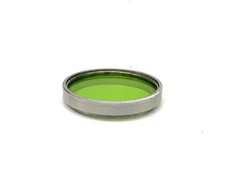 Farbfilter grün/green Filter 30,5mm Kreisförmig Filtergewinde