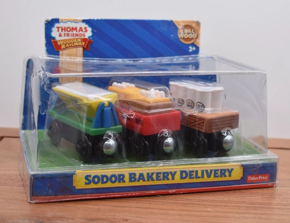 Entrega de panadería Sodor - Thomas & Friends ferrocarril de madera Fisher-Price trenes Foto 4 de 4