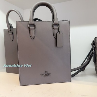 COACH グレー ディラントートバッグ NWT Coach Men's Dylan Tote Bag In Signature Canvas CCG37 Grey