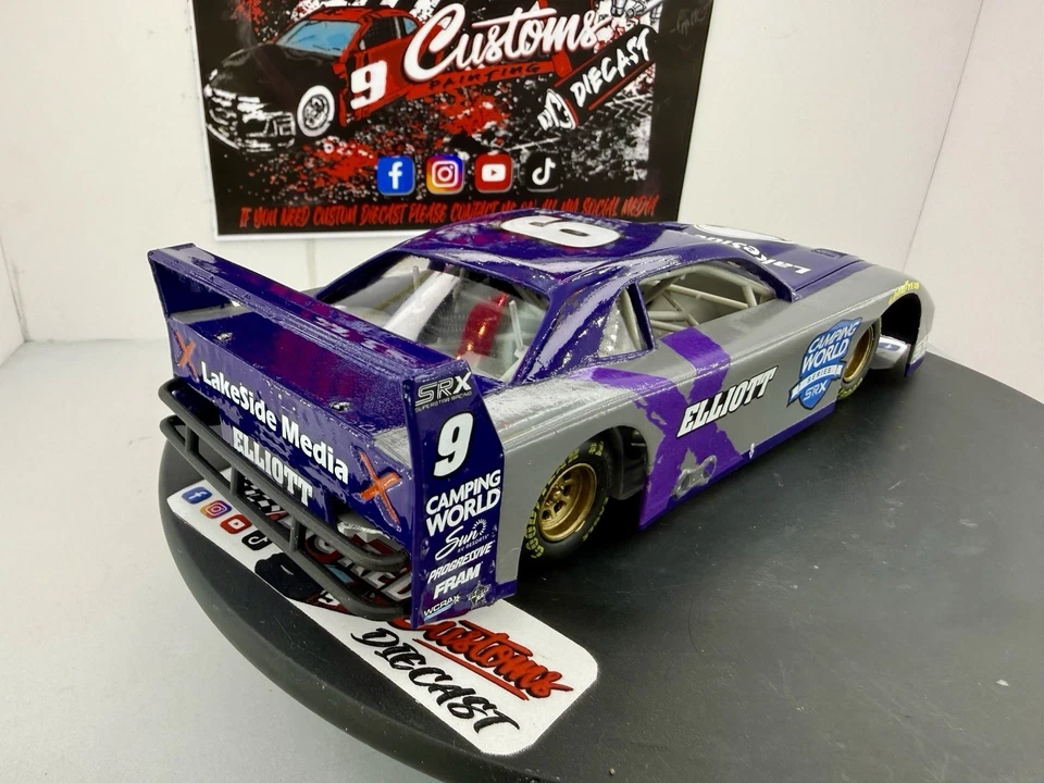 Bill Elliott 2021 SRX 1/24 Custom Diecast - Image 4 of 4