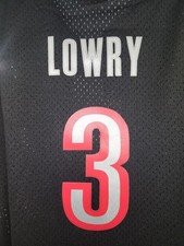 KYLE LOWRY TORONTO RAPTORS AUTHENTIC SWINGMAN JERSEY SIZE XL