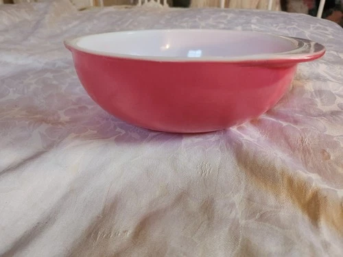 vintage pyrex bowl cinderella raspberry