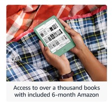 Amazon Kindle (newest gen) 16GB Lightest and most compact Kindle Without ADS  