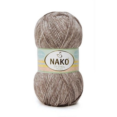 NAKO Elit Baby Muare 31868 Wolle (100g / ca. 250m lang) 100% Antiflaum Acryl