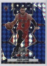 2021-22 Panini Mosaic National Pride Blue Prizm 90/99 Zach LaVine #252 jc3