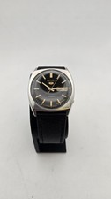 Vintage 1970s Seiko 5 6309-8480 Automatic Day-Date Watch Black Dial- STOP STARTS