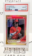 2024 Panini Donruss - Elly De La Cruz #18 On Fire /75 (RC) POP 1
