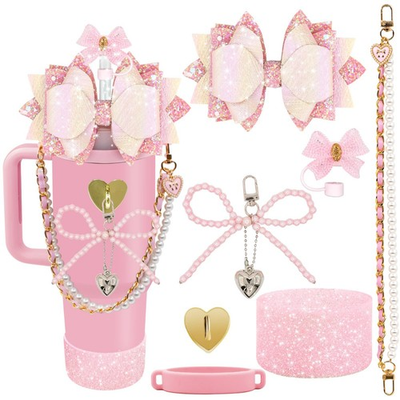 #ad 7Pcs Cup Accessories Set for Stanley Cup 40 30oz Insulated Sleeve Travel Cup US $19.99