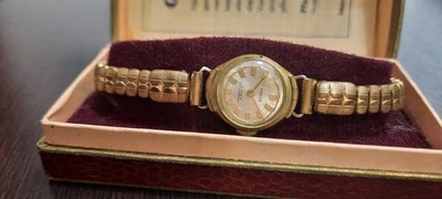 FOEGE 17 Rubis Gold Plated Mechanichal Vintage Whatch Uhr 50er Jahre Gold Placc