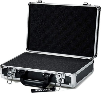 HUL 14in Two-Tone Aluminum Case with Customizable Pluck Foam Interior for... 