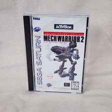Mechwarrior 2 SEGA Saturn Complete CIB Tested w/Reg Card Very Clean Disc!