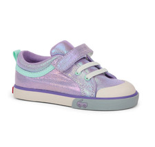 See Kai Run Kristin Purple Metallic Sneakers Girls NEW FULL SIZE