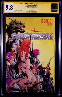 SONJAVERSAL #1 CGC SS 9.8 MAIN COVER SIGNED BY JAE LEE DYNAMITE ENTERTAINMENT