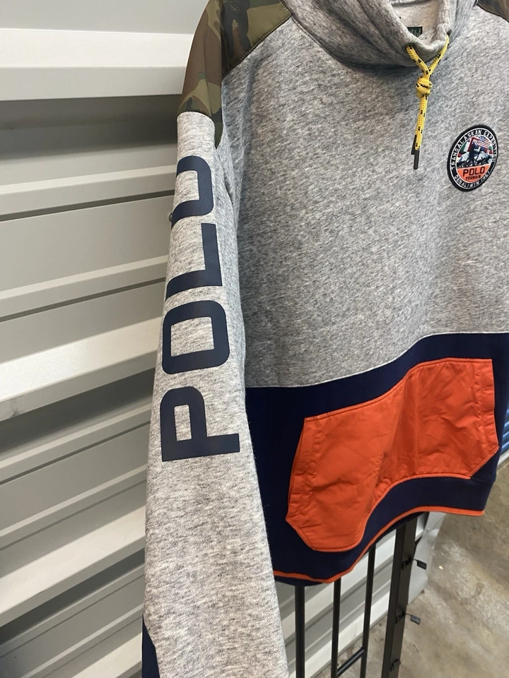 Polo Ralph Lauren 乡村户外运动员套衫运动衫尺寸 LT — 第 4/4 张图片