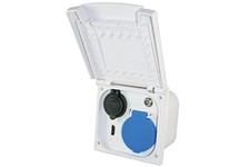 HABA BV Universal-Außensteckdose C mit Klappdeckel