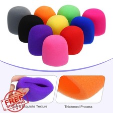 MECCANIXITY 10pk Gray Microphone Foam Covers 40mm ID
