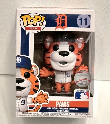 MLB Baseball Paws Detroit Tigers #11 - Funko Pop! Vinyl Mascots