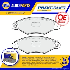 Brake Pads Set fits PEUGEOT 206 1.1 Front 98 to 07 Proformer 425166 425169