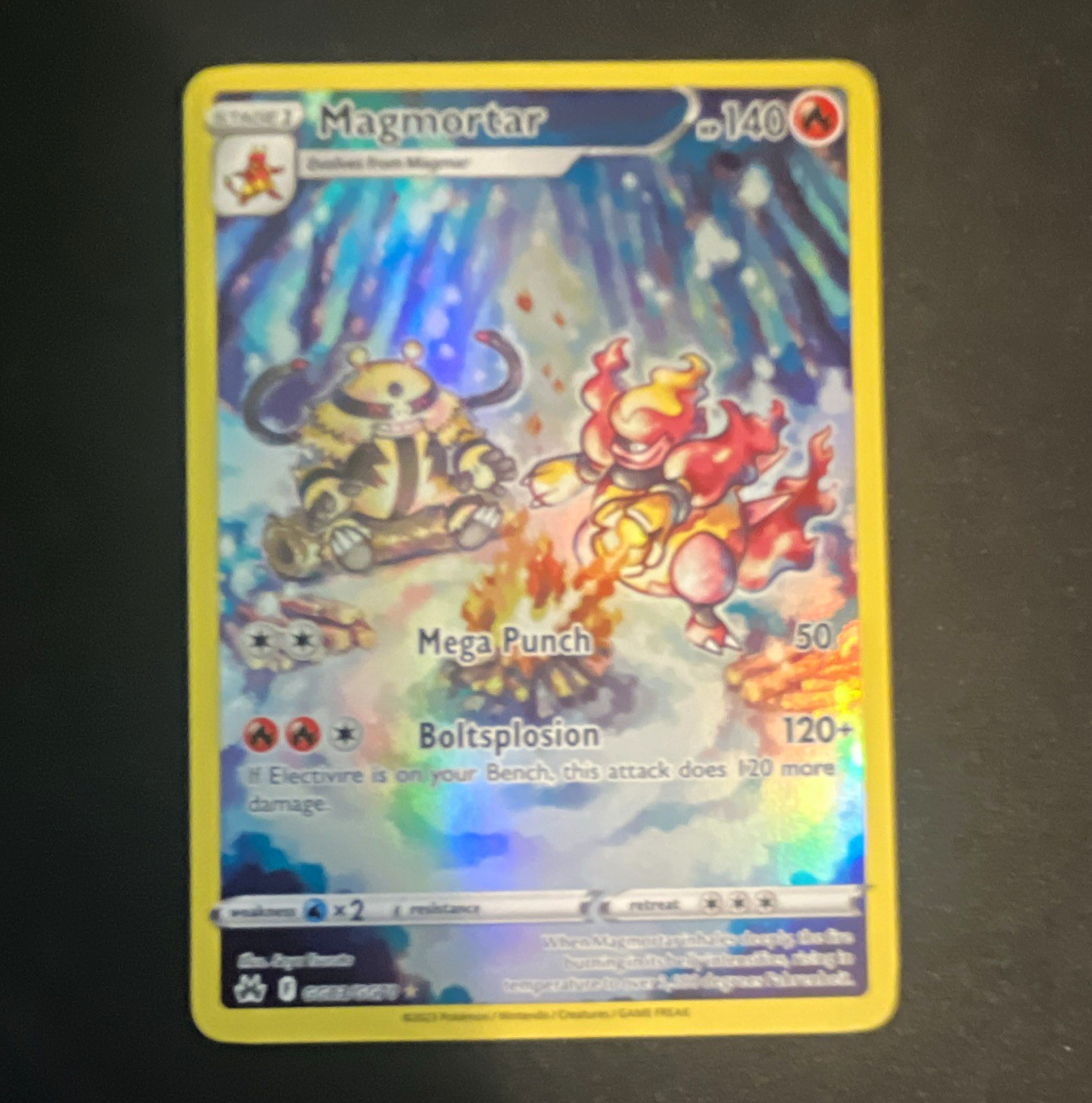 Magmortar GG03/GG70 Crown Zenith Galarian Gallery Holo UR 140 HP EN
