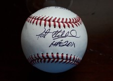 Pat Gillick Paul Beeston signed ball AUTOGRAPH Toronto Blue Jays LOA
