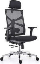 Ergonomic Office Chair with Adaptive Backrest, High Back Computer Desk Chair