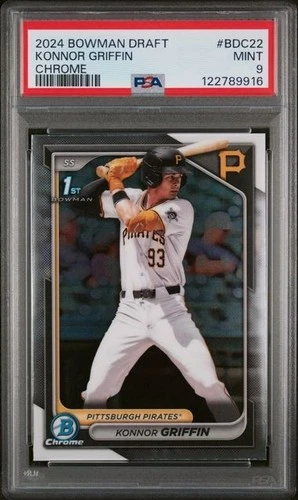 2024 Bowman Draft Chrome 1st Konnor Griffin PSA 9