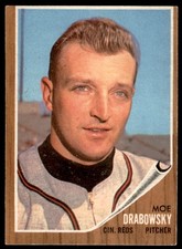 1962 Topps #331 MOE DRABOWSKY  Cincinnati Reds  EX