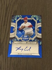 2023 Panini Elite Extra Edition Hidden Gems Blue Auto #HG-RCN RILEY CORNELIO