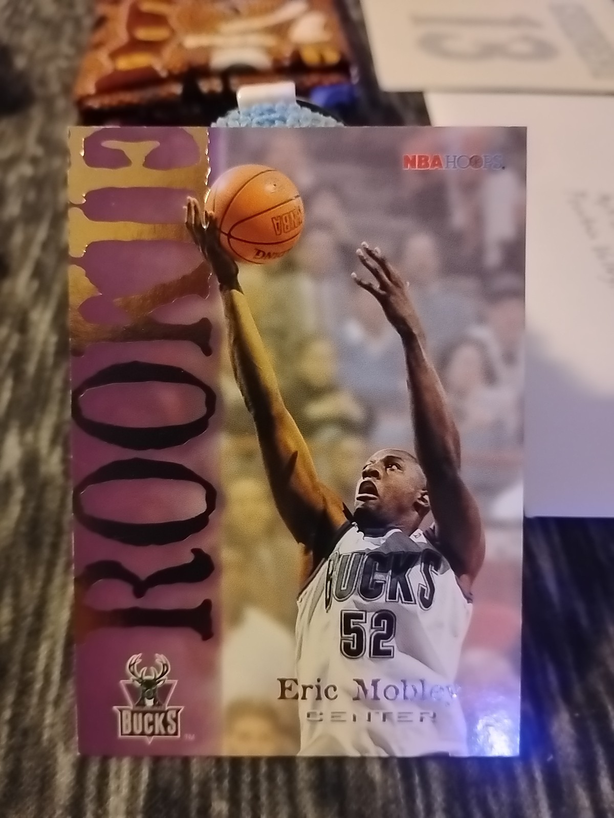 Eric Mobley, RC Base - 1994-95 NBA Hoops Basketball