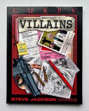 GURPS Villains James Lowder Steve Jackson Games 1st Ed 1st Print 2000