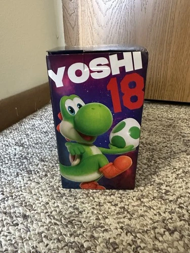 Dodgers Yoshi Bobblehead Super Mario Galaxy Movie Baseball #18 Jersey MINT
