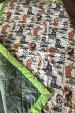 baby quilts handmade Cowboy Boots And Hats 46x37