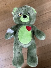 RARE Build A Bear 25th Anniversary Halloween Zombear Green Zombie 16" Plush Toy