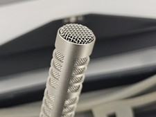 Vintage Ambico V-0620 Super Uni Directional Electret Microphone Japan Silver