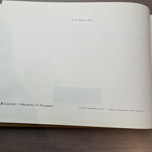 Nunchaku Trainingshandbuch (I.S. MacLaren und G.D. Thompson - 1974) - Bild 8 von 10
