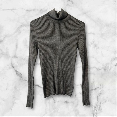 Express Women s Long Sleeve Turtle Neck Medium 1V