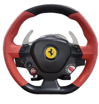 THRUSTMASTER FERRARI 458 SPIDER WHEEL FOR XBOX TESTED (NO PEDALS) BIN J