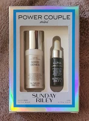 New Sunday Riley Power Couple Travel Kit Good Genes 0.27 fl. Luna 0.17 fl.